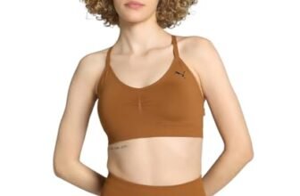 PUMA Women, MOVE SHAPELUXE SEAMLESS BRA, Teak, L, (52436281)