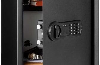 Amazon Basics Digital Safe With Electronic Keypad Locker For Home, Gross Capacity – 58L (Net – 51L), Black