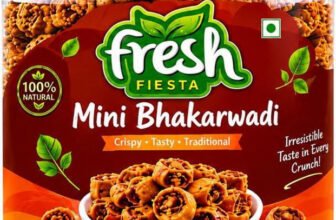 Fresh Fiesta Mini Bhakarwadi | Crispy & Spicy Maharashtrian Snack | Authentic Traditional Bhakarwadi(500 g)
