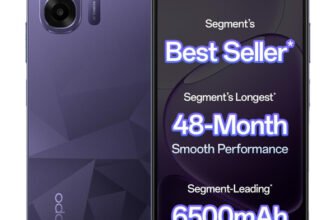 OPPO K14x 5G 6500mAh and 45W SUPERVOOC Charger & AI (Prism Violet, 128 GB)(4 GB RAM)