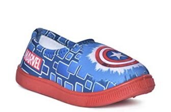 Marvel Avengers by Toothless Kids Boys Blue Lycra Shoe Walking 3 UK (35 EU) (4 US) (MAPBLS2841-BLUE)