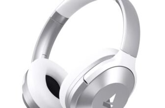 boAt Nirvana 751 ANC, 65Hrs Battery, Hybrid Active Noise Cancellation(~33dB), Fast Charge, Ambient Mode, Carry Pouch, Bluetooth Headphones, Wireless Headphone with Mic (Sterling Silver)
