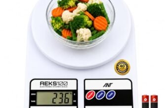Ant Esports AEKS100 Kitchen Weighing Machine/Food Scale for Health, Fitness, Shop,Home Baking & Cooking with Large LCD Display,Tare Function, OverLoad Indicator, Weigh Up to 10Kgs, 30 Months Warranty