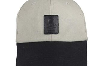 VROJASS Free Size Men’s Double Shade Beige Cotton Cap for Hunting, Fishing, Outdoor Activities(VROCDS-BE)