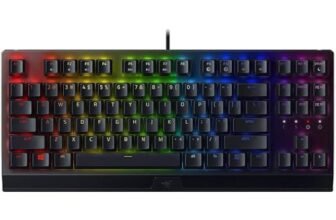 Razer BlackWidow V3 Tenkeyless – Mechanical Wired Gaming Keyboard Black – US Layout – RZ03-03490100-R3M1