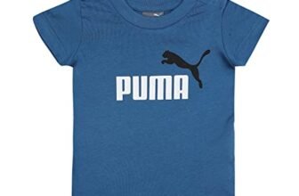 Puma Unisex-Baby Minicats Tee & Shorts Set, Lake Blue-Black, 74 (84583917)