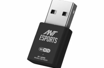 Ant Esports AE600B 600 Mbps Wi-Fi + Bluetooth USB 2.0 Mini Dongle for Desktop Laptop PC I 2.4 & 5Ghz I WiFi 5 802.11AC