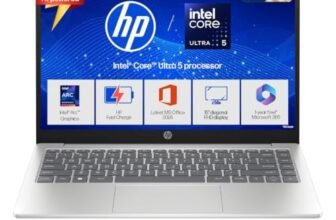 HP 14 Smartchoice, Intel Core Ultra 5 125H 12 TOPS, 24GB DDR5 (Upgradeable) 1TB SSD, Anti-Glare, FHD, 14”/35.6cm,Win11, M365*Office24, Silver, 1.4kg, ep1180tu, FHD Camera w/Shutter, Backlit AI Laptop