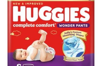 Huggies Complete Comfort Wonder Pants | Pant Style Baby Diapers Small Size (S), 86 Count | India’s Fastest Absorbing Diaper, Prevents Diaper Rash, Ideal for 4 to 8 Kgs