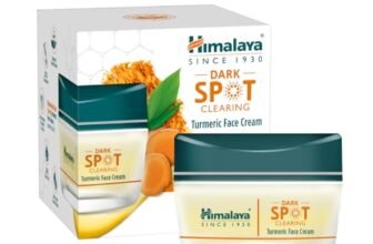 Himalaya Dark Spot Clearing Turmeric Face Cream | 2% Niacinamide, 2% Glycolic Acid & Organic Turmeric | Fades Dark Spots in 7 Days with Deep Hydration | Clinically Tested | Non Greasy | 50g