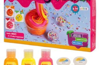 Youreka Candy Slime DIY Kit | DIY Slime Making Kit for Kids 8Y+ | Colourful Candy Themed Sensory Activity | STEM Art and Craft Learning Toy | Creative Birthday Gift
