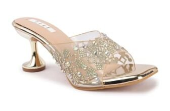 ELLE Women Sandal,Gold,UK-7