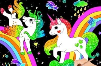 Youreka Magical Unicorn Scratch Art Kit for Kids Age 3Y+ | Creative DIY Rainbow Art Set with Stylus | Sensory Activity & Craft Toy | Fun Educational Drawing Kit | Fun Gift for Birthdays
