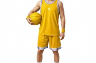 AKIBA Basketball/Volley Ball Jersey Set for Mens/Womens Yellow