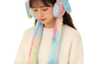 QUEERY Soft Fleece Ear Warmers with Interactive Moving Ears