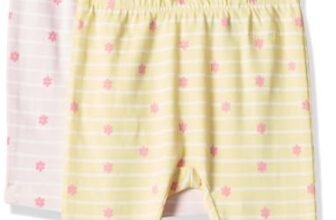 Pack of Two AOP Printe Leggings Girls Light Pink
