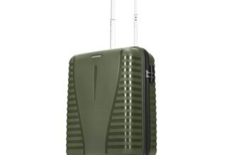 Aristocrat Airpro 8-Wheel Cabin Size Hard Case Trolley Bag, Ivy Green