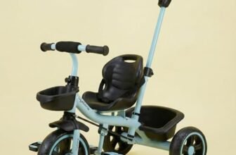 Lifelong Trike Cycle for Kids 2-5 Years – Tricycles for Boy & Girl – Baby – Bicycle for Kids – 3 EVA Wheels, & Basket for Toys -Durable Tricycle 30 kg Capacity(Blue/Black)