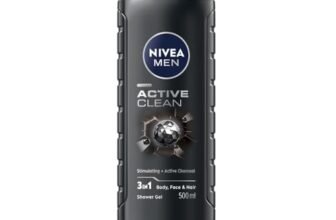 NIVEA MEN Active Clean Shower Gel,500 ml (Pack of 1)
