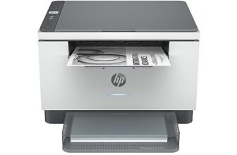 HP LaserJet MFP M233dw Printer, Wireless, Print, Copy, Scan, Hi-Speed USB 2.0, Ethernet, Bluetooth LE, Up to 30 ppm, 150-sheet Input Tray, Auto Duplex Printing, Black and White, 6GX04A