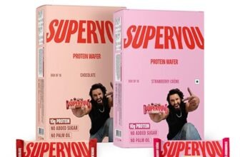 SuperYou Chocolate Protein Wafer Bars (Pack of 10) & Strawberry (Pack of 10)|10g Protein, 3g Fiber, No Added Sugar|Yeast Fermented Protein|Energy Bars|Crunchy Wafer Bar|100% Vegetarian|No Palm Oil|800g