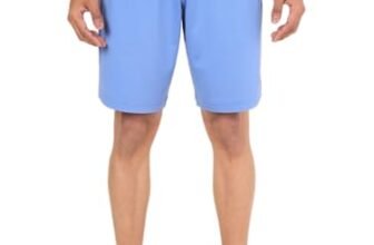 Colors By Rupa Mens PLAYSURE Dry FIT Activewear Shorts | Stretchable Polyester Fabric | Zipper Pockets | Trendy Drawcord | Self-Folding Waist Band Colony Blue