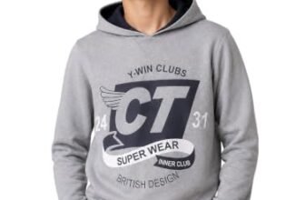 Clotth Theory Boys Premium Printed Hoodie | Stylish Full Sleeve Hooded Sweatshirt for Kids | Soft Comfortable Casual Winter Wear | Trendy Graphic Hoodie for Boys | Everyday & Outdoor Wear