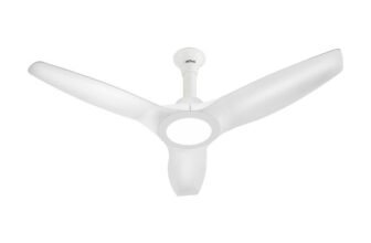 ACTIVA Silentair Light | BLDC Motor | Remote Control | LED Light | 5 Blade | High Speed with 5 Year Warranty BLDC Motor with Remote 1200 mm Ceiling Fan(5 Star | off white | Pack of 1)