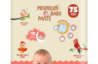 COZYKID Easy Dry Pull-Up Diaper Pants with Rash Protection &12 hrs leakage protection Pant Diapers – L(75 Pieces)