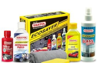 Waxpol Ecosaver Premium Car & Bike Cleaning & Shine Kit (8-Piece) – Interior & Exterior Care, Dashboard,Tyre,Exterior Car Wash & Premium Shine Polish Kit