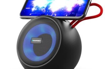 Blaupunkt Live Portable Pocket Friendly Bluetooth Speaker I Deep Bass I Built-in Mobile Stand I TWS Function I Built-in mic for Phone Calls/Work from Home I Outdoor Ready(Black)