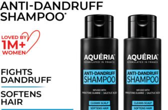 Aqueria Anti-Dandruff Shampoo with Salicylic Acid Helps Control Dandruff(400 ml)