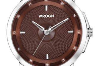 WROGN WR-6601-Brown Big Dial Analog Watch  – For Men