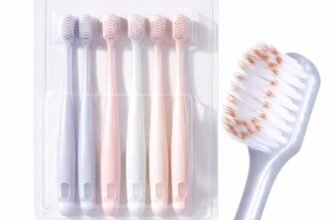 Ultra Soft Bristle Toothbrush Set 6 PCS Manual Toothbrush with 15MM Dense Brush Head Soft Care Toothbrush Pack