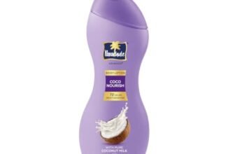 Parachute Advansed Coco Nourish Body Lotion, With Pure Coconut Milk, 100% Natural, Dry Skin Moisturizer, 225ml