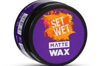 Set Wet Hair Wax For Men – Matte Wax, 60g | Matte Look, Strong Hold, Restylable Anytime, Easy Wash Off | No Paraben, No Sulphate, No Alcohol