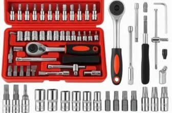DEAGAN 46PCS Sockets Extension Bars,Mechanic Tool Kits for Household Repair Socket Set Socket Set(Pack of 46)