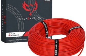 AKIA KABLES 1.5 Sqmm Electrical Wire|90m|Single Core|Copper|FR PVC Insulation Domestic 1.5 sq/mm Red 90 m Wire(Red)