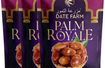 Date Farm Palm Royale Premium Dates | 100% Natural Khajur | Naturally Sweet Dry Dates(3 x 500 g)