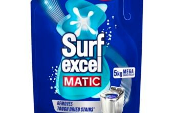 Surf Excel Matic Liquid Detergent 5 kg for Top Load | Removes tough Stains in 1st wash | Superior Fragrance | Color Protection | Trusted by machine manufacturers like Whirlpool, Bosch, Lloyd, Voltas