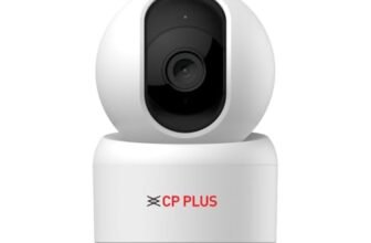 CP PLUS CP-E35Q 3MP Wi-Fi Security Camera for Home | AI Human Detection | Cloud Recording | STQC Certified | IR Night Vision | Motion Tracking | Privacy Mode | Google Home & Alexa Compatible