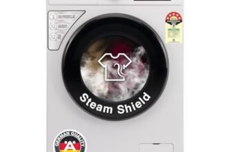 HAFELE AMARA 9 kg 5 Star, Premium Fully Automatic Front-Load washing machine engineered using German technology, comes with Steam Shield and Hexa Wash Design