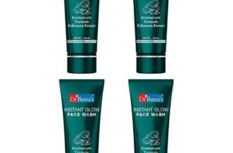 Dr Batra’s Dr. Batra’S Instant Glow Face Wash,Enriched With Echinacea&Turmeric,Repairs Skin Damage,Prevents Infections,Face Wash For Skin Complexion&Glowing Skin 100 Gm(Pack Of 4 For Men And Women)
