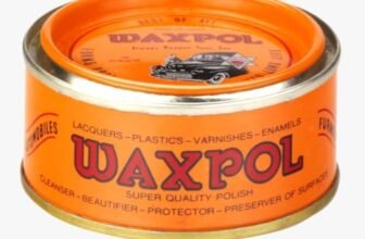 Waxpol Auto Polish 200 gm with Carnauba Wax – Multi-Surface Polish for Cars, Bikes, Metal, Plastic & Wood – High Gloss, Water Beading & UV Protection
