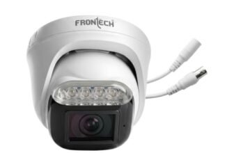 FRONTECH 2MP Full HD CCTV Dome Camera, 1080P Analog Security Camera with 4mm HD Lens, True Day & Night Color Vision, TVI/AHD/CVI/CVBS Support, 2-Year Limited Warranty (CAM-0006)