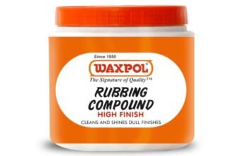 Waxpol Rubbing Compound High Finish 500 g For Removes Deep Scratches, Sandpaper Marks, Swirls & Hologram, Enhances Paint Finish, Silicone-Free