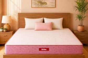 Kurlon Dual Plus Mattress | Queen Size 78x60x5 Inches | Medium Soft & Firm Adaptive Dual Comfort | Natural and Breathable Fabric | Better Airflow Comfort | Enhanced Pressure Relief | 10 Years Warranty
