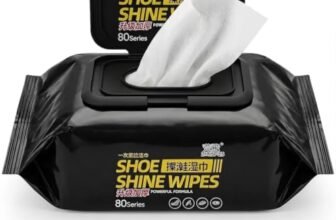 Shoe Cleaning Wipes (80 PCS) – Instant Sneaker Cleaner Wipes for Shoes, White Shoes, Sports Shoes & Leather Footwear, Portable Stain Remover, Quick Cleaning Wet Wipes for Travel & Daily Use