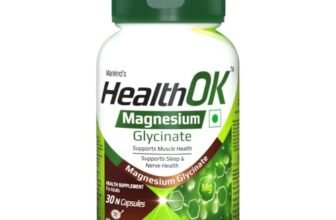 Mankind’s Health OK Magnesium Glycinate Supplements | Supports Muscle & Nerve Health | High Absorption | 30 Tablets