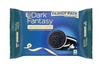 Sunfeast Dark Fantasy Vanilla Sandwich Crème Biscuits, 237g